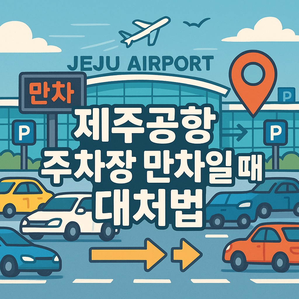 제주공항 주차장 만차일 때 대처법