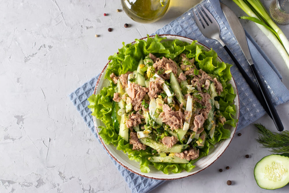 샐러리참치무침