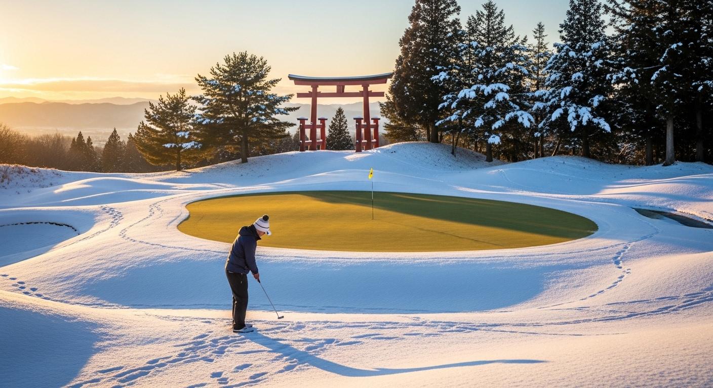 일본 겨울 골프여행