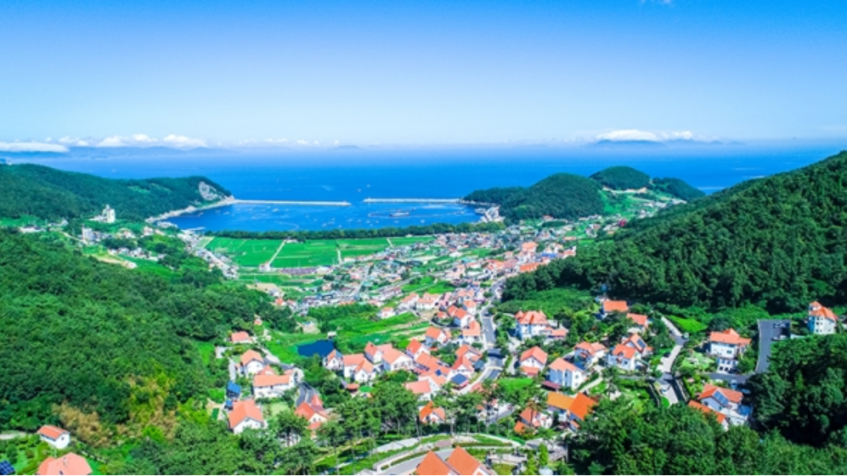 남해 독일마을 전경