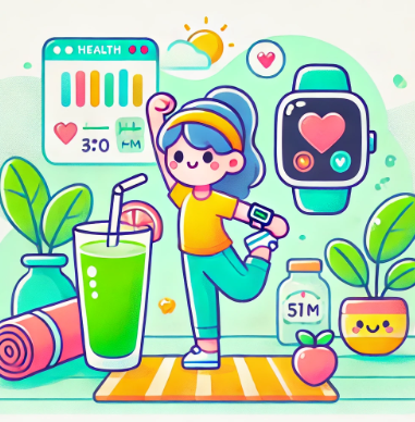 건강관리하는 청년