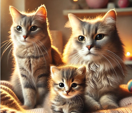 고양이 나이별 질병예방 사진