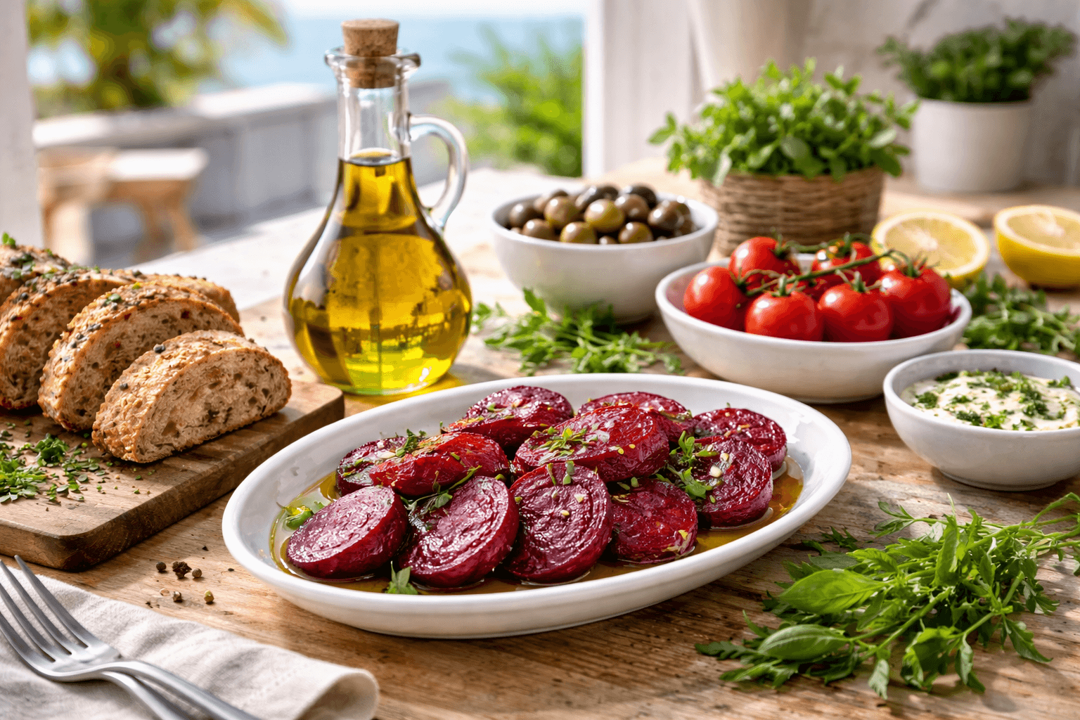 올리브오일과 비트: 지방의 질이 만드는 건강 균형