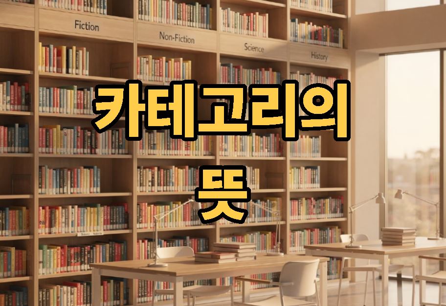 카테고리의 뜻