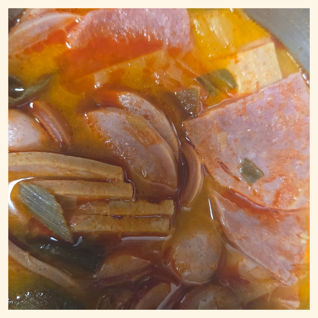 미정당 스팸 부대찌개, 5개, 350g