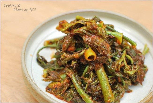 두릅 초무침