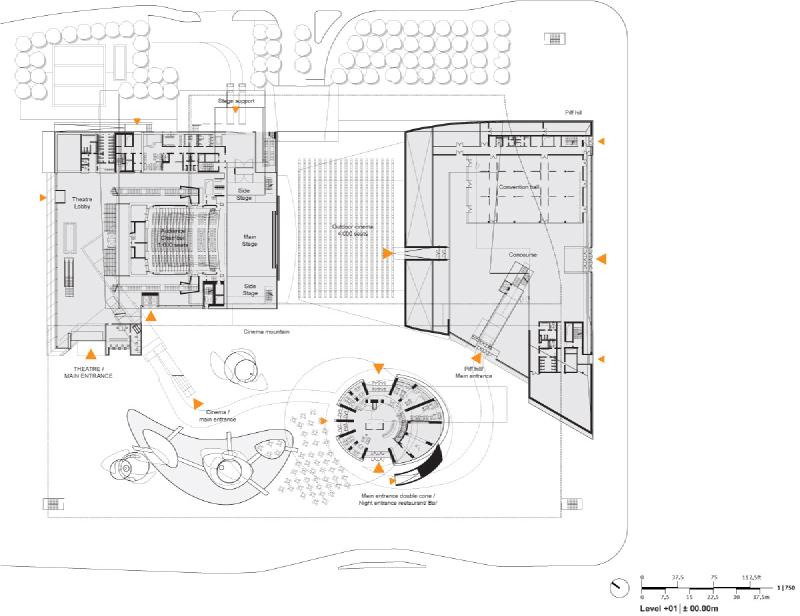 영화의 전당 평면