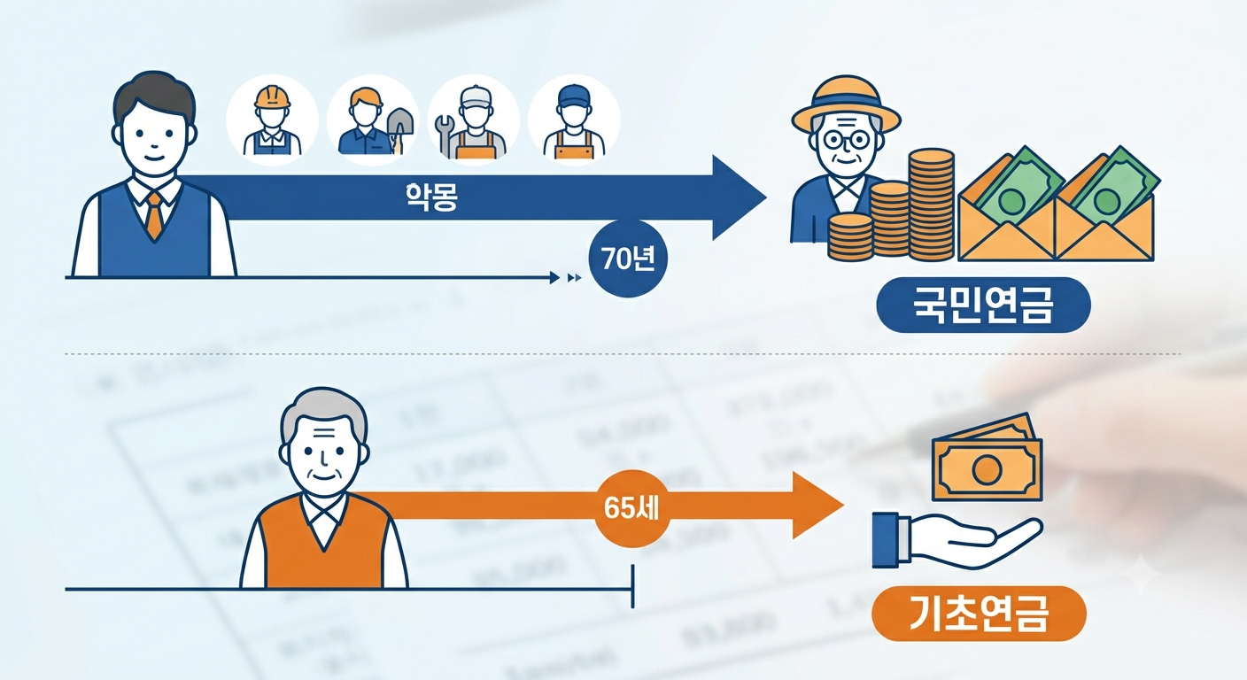 국민연금 수령나이 총정리｜출생연도별 연금 개시 연령 한눈에 보기