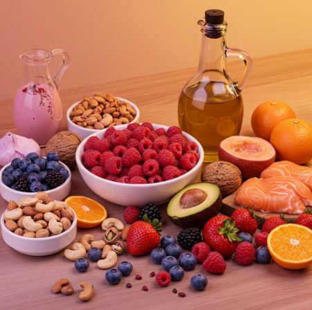 퇴행성 관절염에 좋은 음식 : 베리류&amp;#44; 올리브오일&amp;#44; 견과류