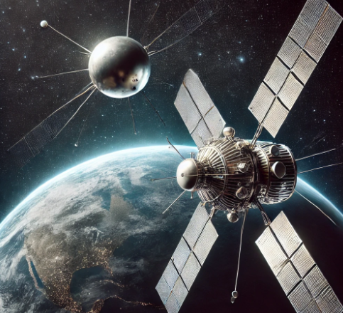 현대 인공위성과 비교한 스푸트니크 1호의 특징