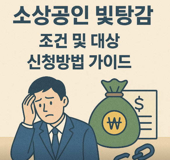 소상공인 빚탕감 조건 및 대상 신청방법 가이드