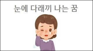 눈에 다래끼 나는 꿈