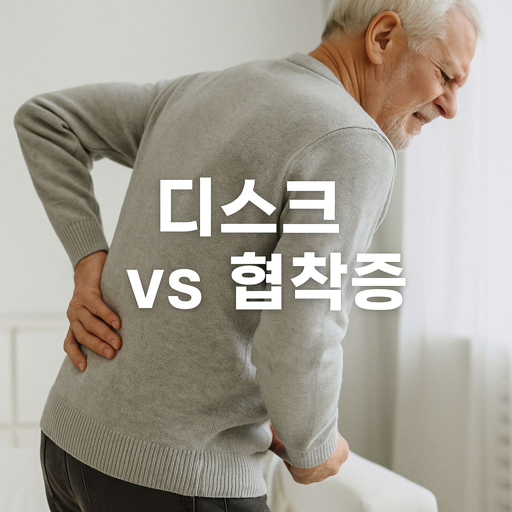 허리 통증 원인, 혹시 디스크 협착증 👩‍⚕️ 확실히 알아두세요