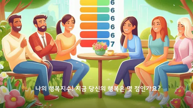 행복 수준 자가 진단법- 지금 당신은 얼마나 행복한가요?