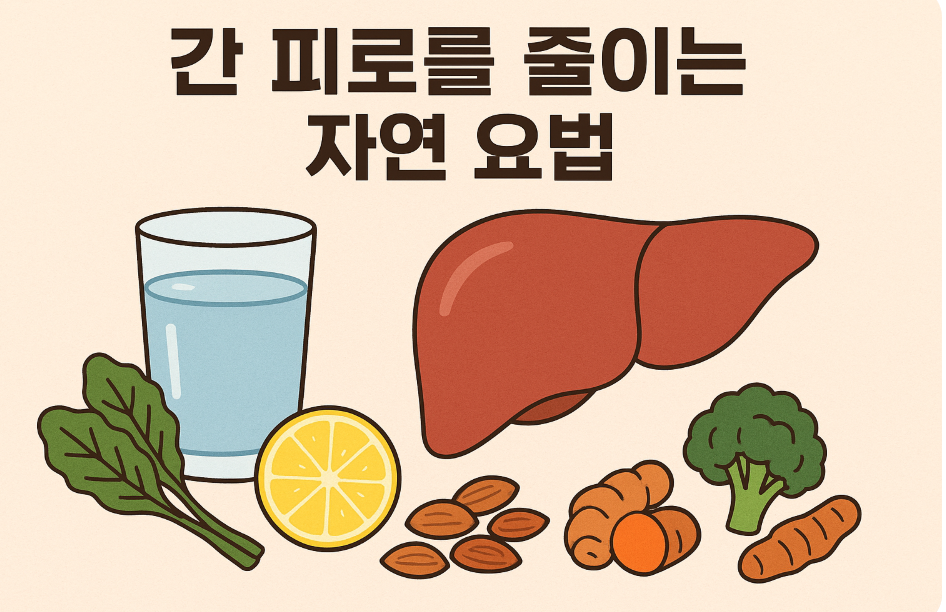 간 피로를 줄이는 자연 요법 관련 사진