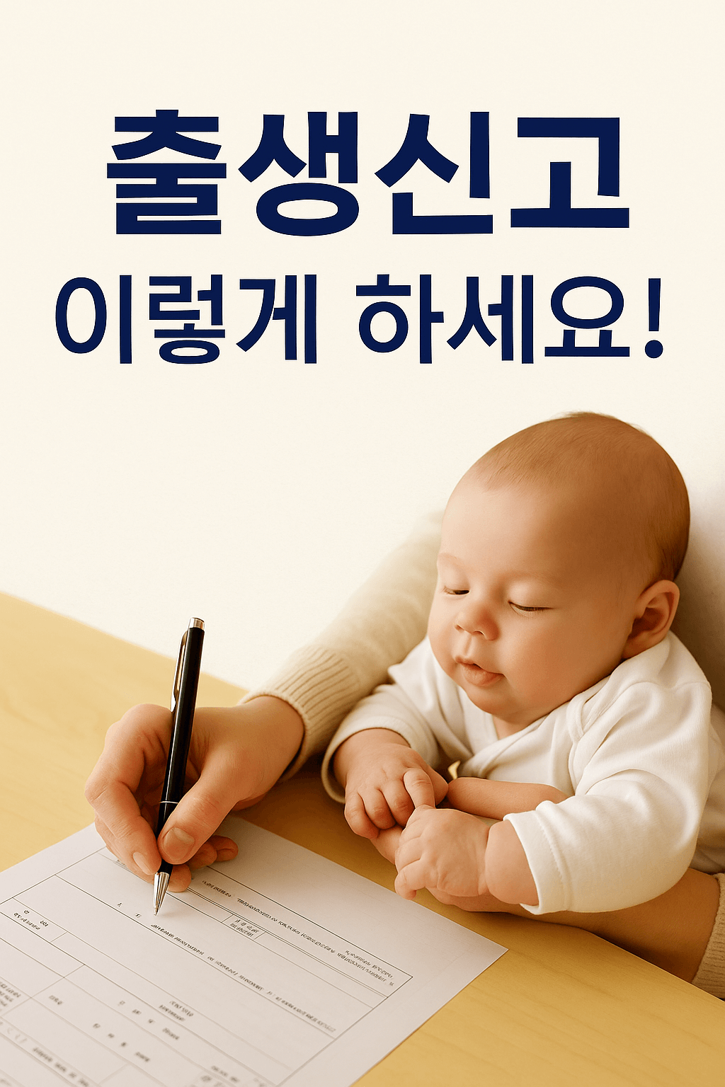 동사무소 출생신고 시간 및 준비물 