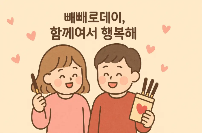 빼빼로데이-연인-함께-행복-인사말
