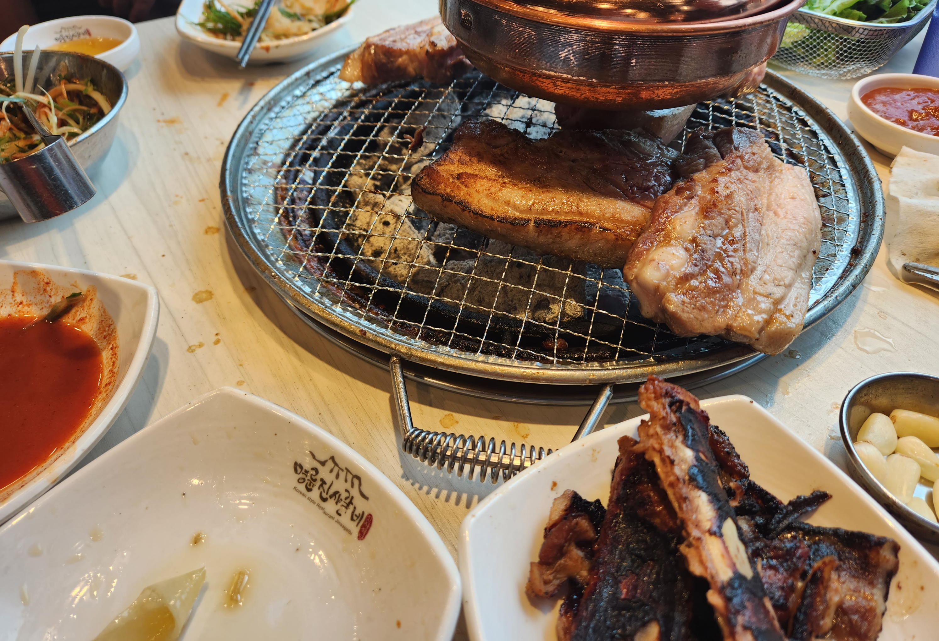 명륜진사갈비 주례점 통삼겹살