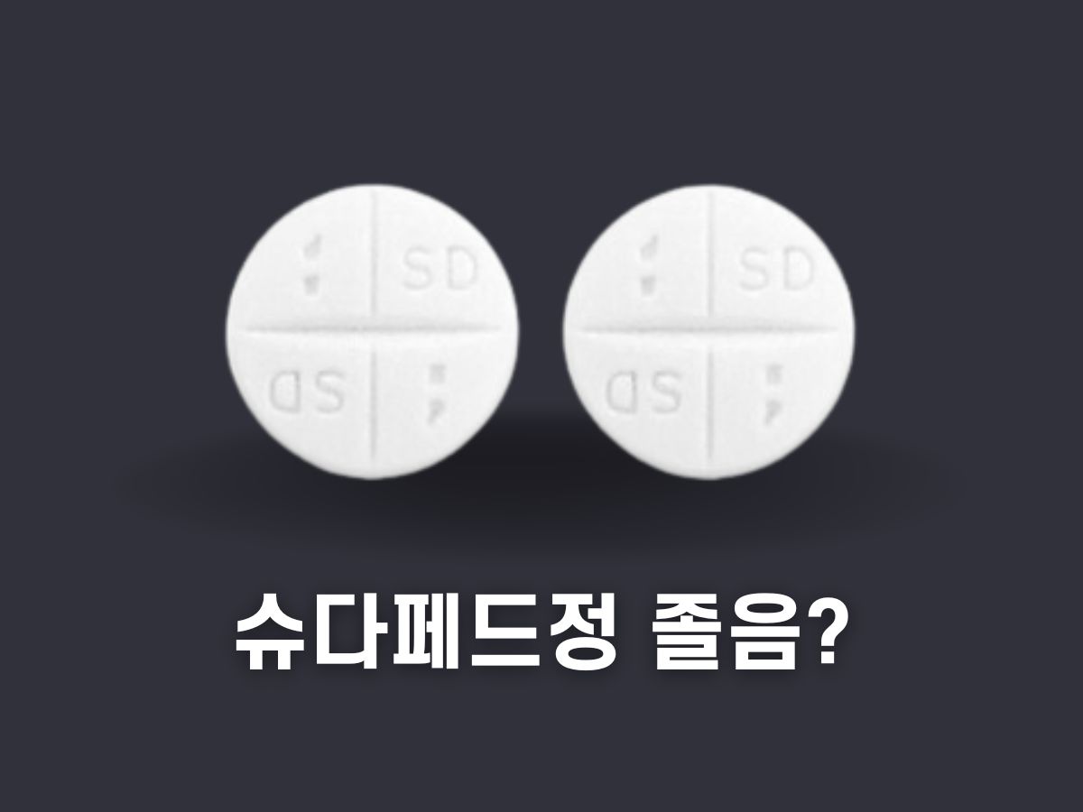 슈다페드정 졸음