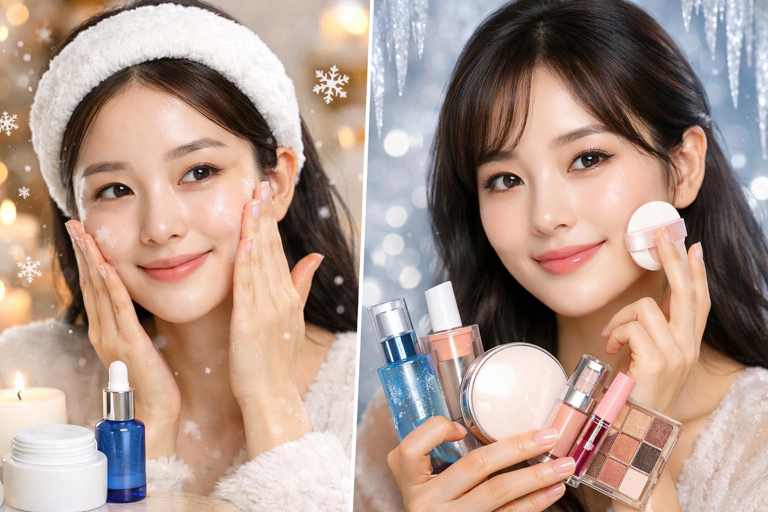 겨울철 보습 메이크업