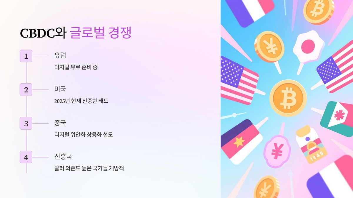 각국 디지털 화폐 정책과 반응 비교