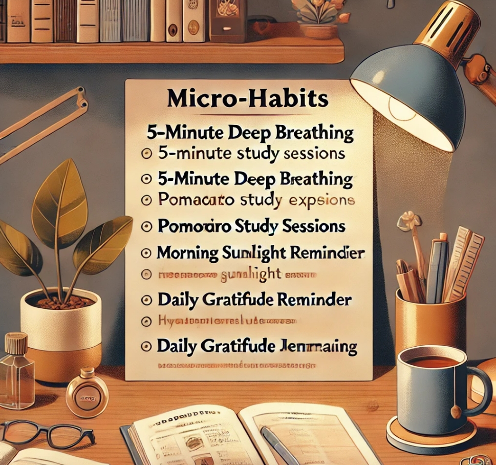 집중력을 높이는 미세습관에 관한 이미지