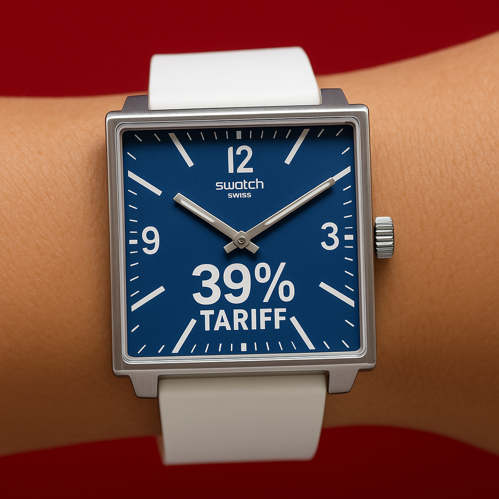 AI 생성 스와치 시계(가상)