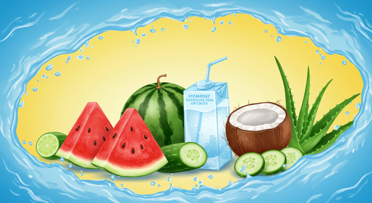 여름철 갈증 해소 음식 추천 🍉수분 보충에 좋은 음식 총정리!