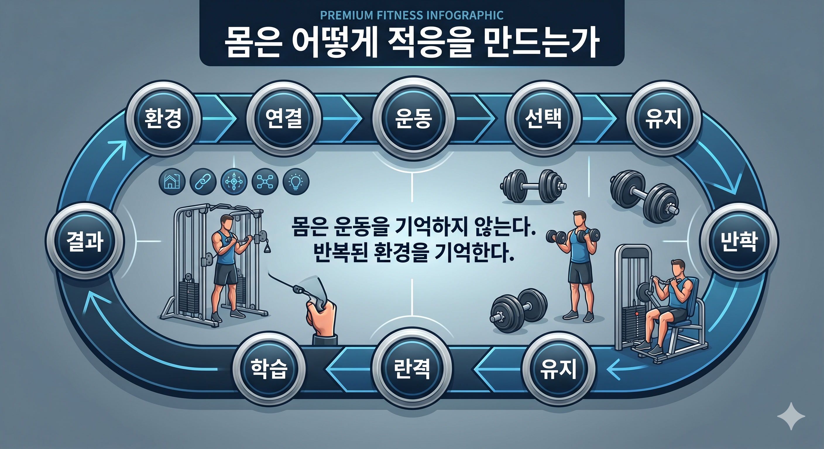 몸은 어떻게 적응을 만드는가