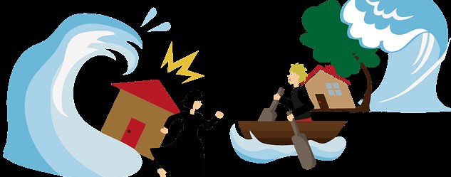 태풍 피해 모습