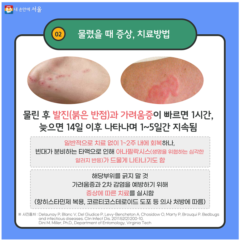 서울시 빈대 예방 및 관리 안내서