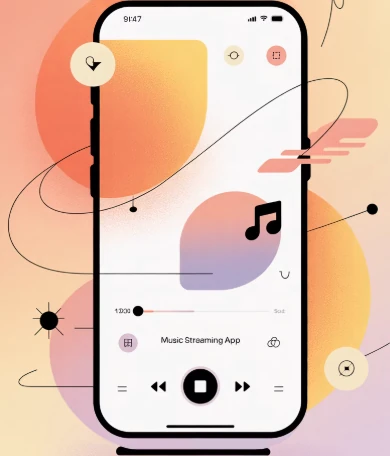 멜론앱 예시 이미지