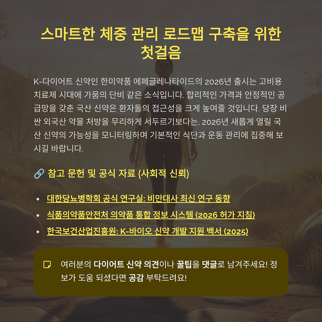 스마트한 체중 관리 로드맵 구축을 위한 첫걸음