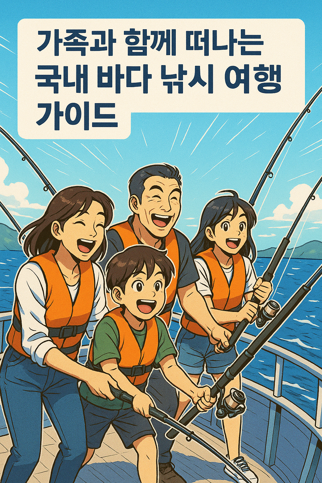 가족과 함께 떠나는 국내 바다 낚시 여행 가이드