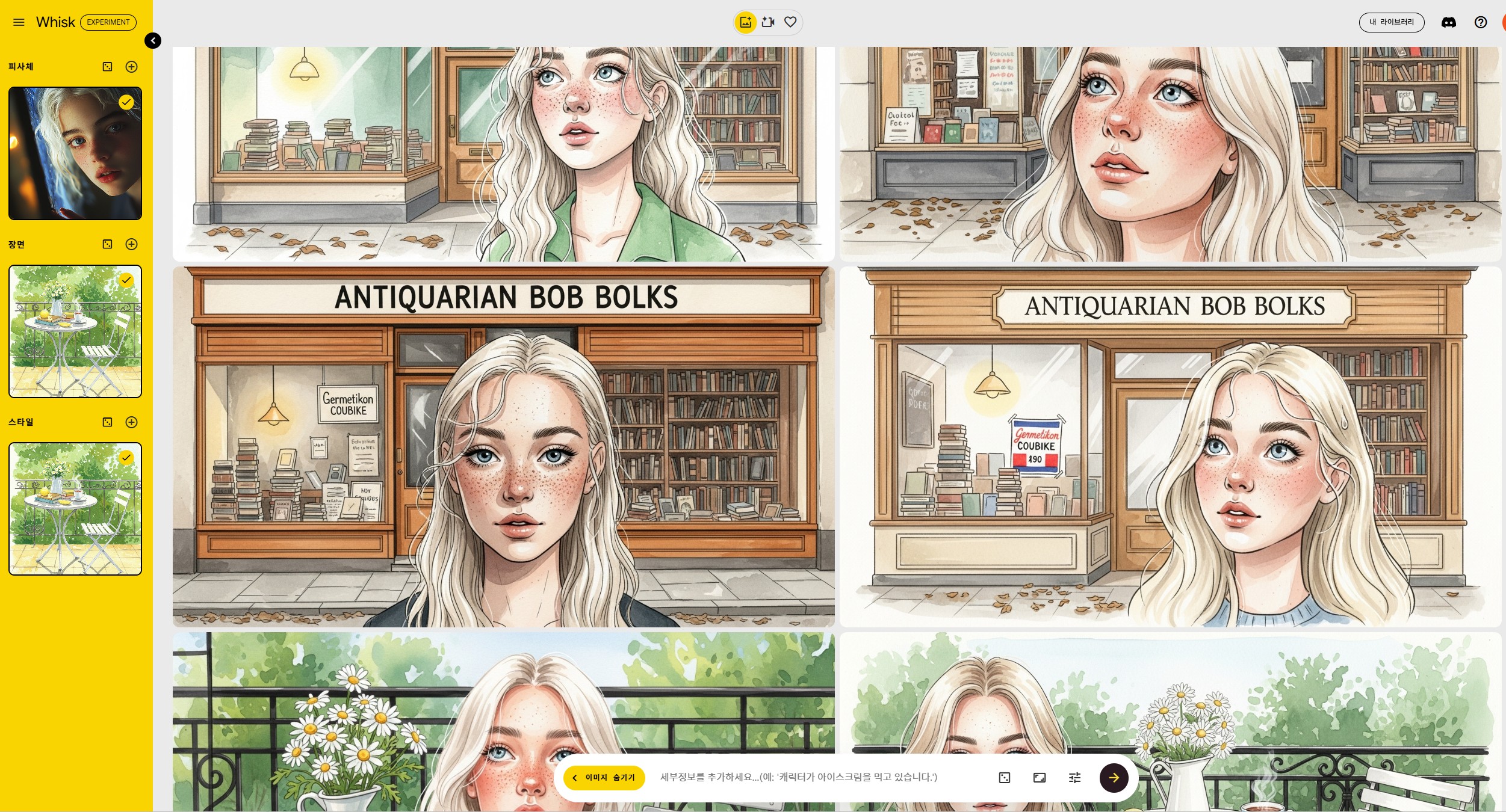 구글 Whisk로 이미지 생성