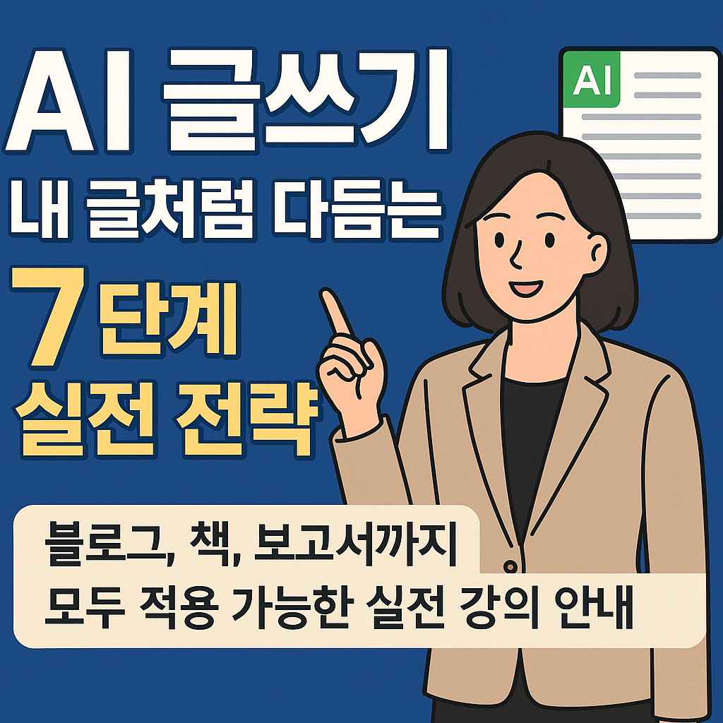 AI 글쓰기 7단계