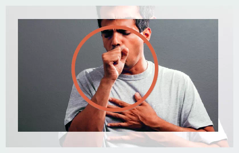 숨 크게 들이쉴 때 기침