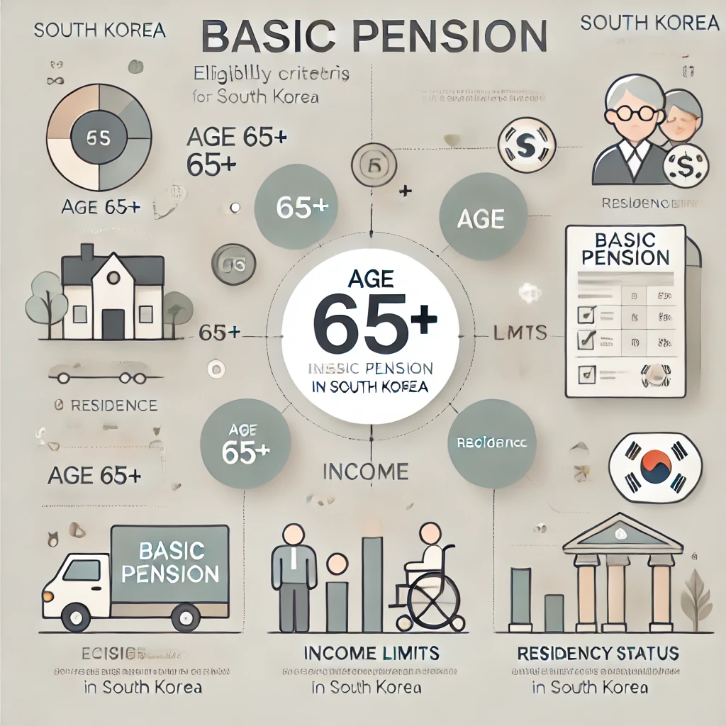 기초노령연금 신청방법 (2024 기타연금 중복수령)