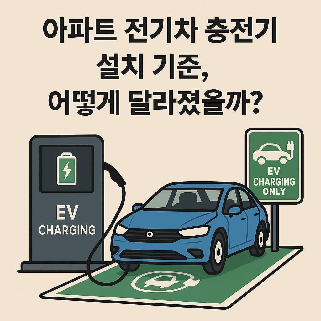 아파트 전기차 충전기 설치기준과 전용주차구역 운영방식, 제대로 알고 있나요?
