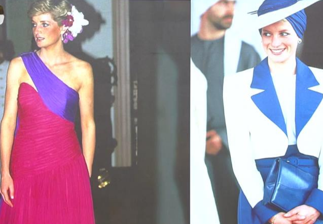 두바이 순방 당시 착용했던 의상 (오른쪽) / 태국 순방 당시 착용했던 의상 (왼쪽)