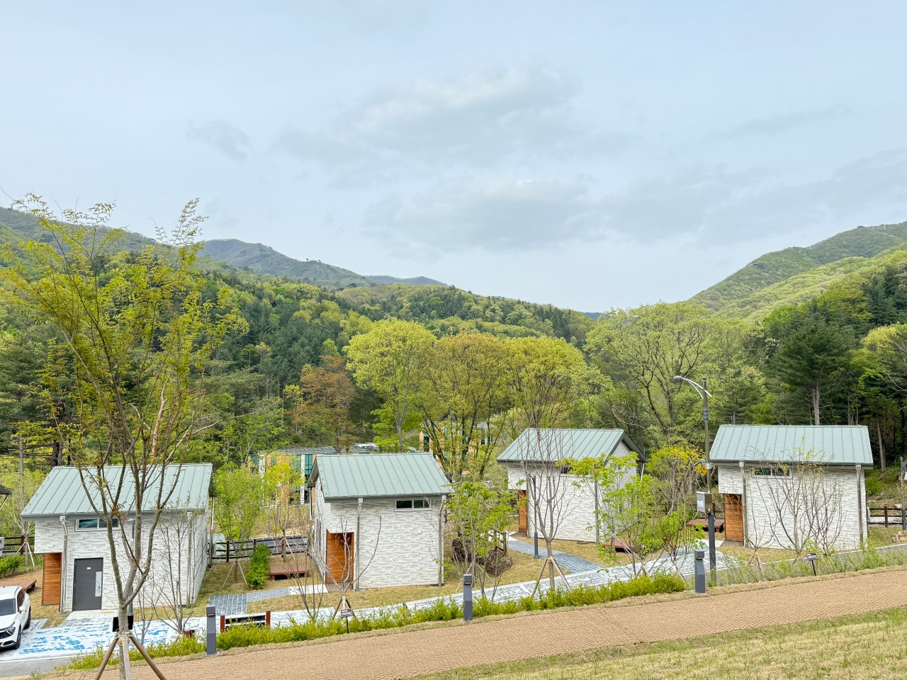 국립진안고원산림치유원 바람동 전경