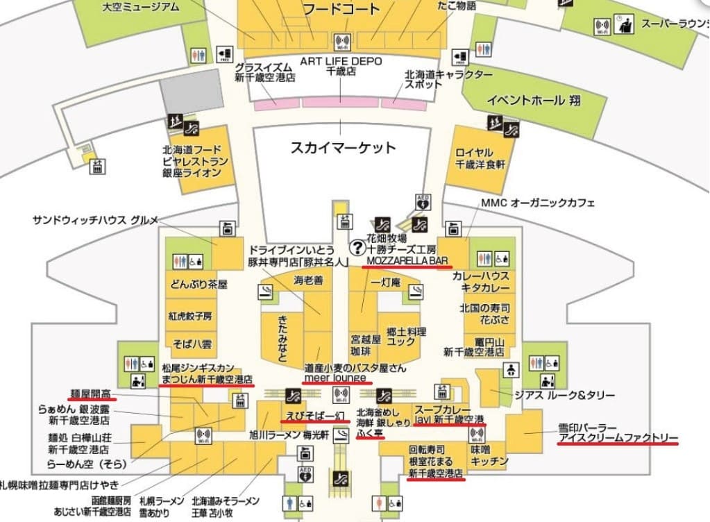 新千歳空港３階