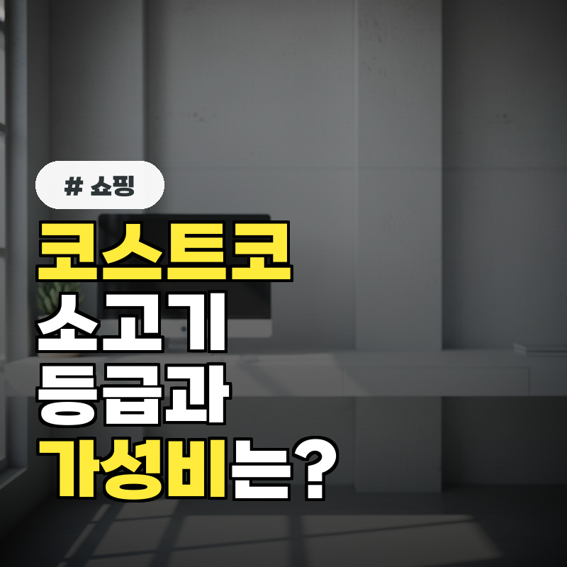 코스트코 소고기, 등급과 가성비가 가장 좋은 부위는