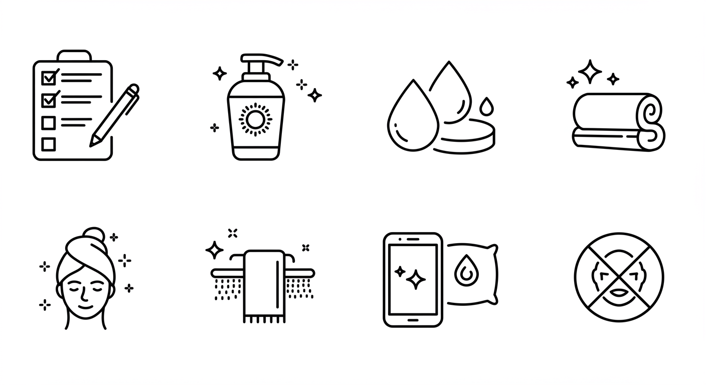 "여드름 피부를 위한 여름 관리 팁"에 대한 이미지입니다.