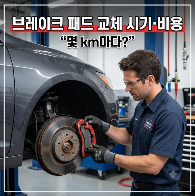 자동차 브레이크 패드 교체 시기와 비용
