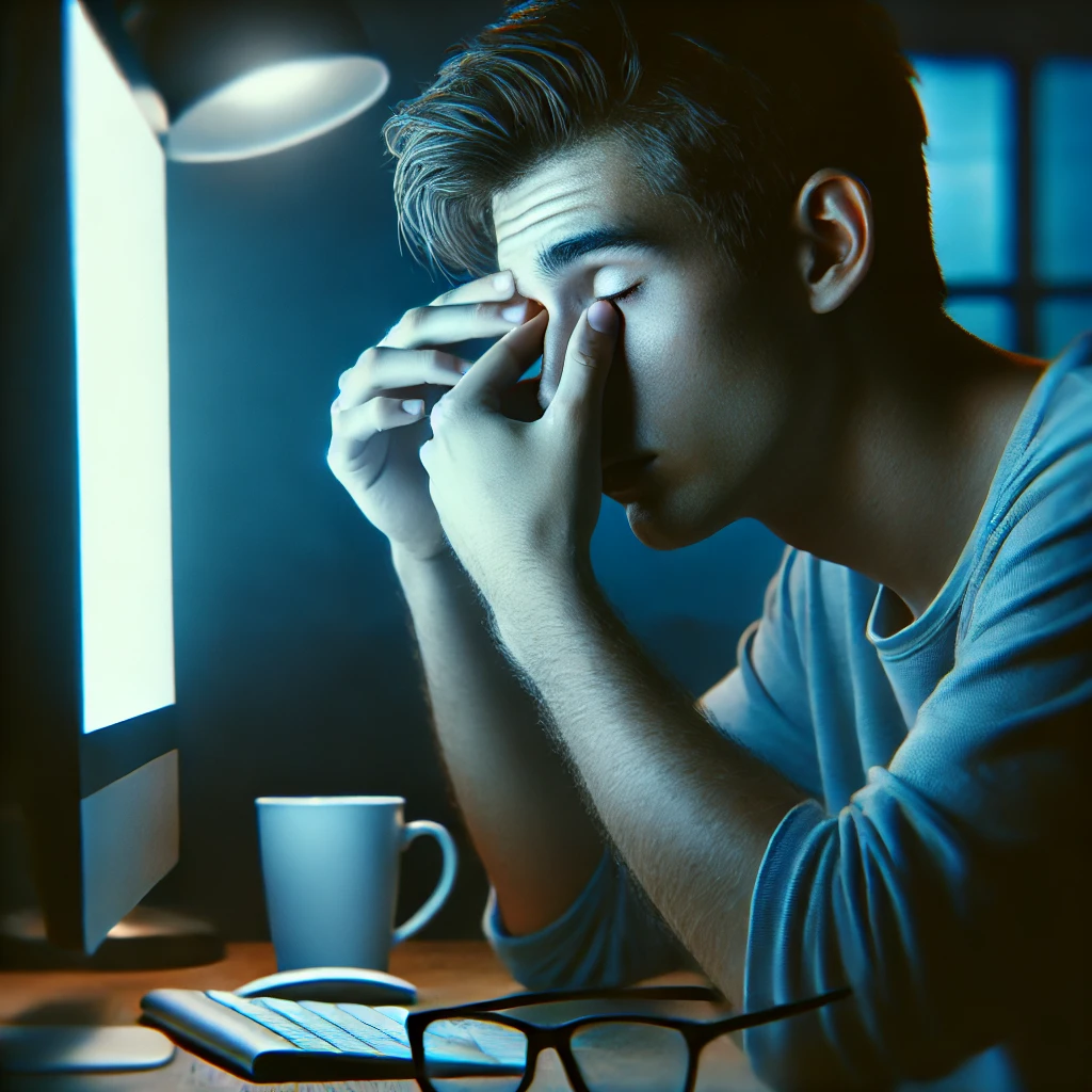 눈 피로 관련 사진