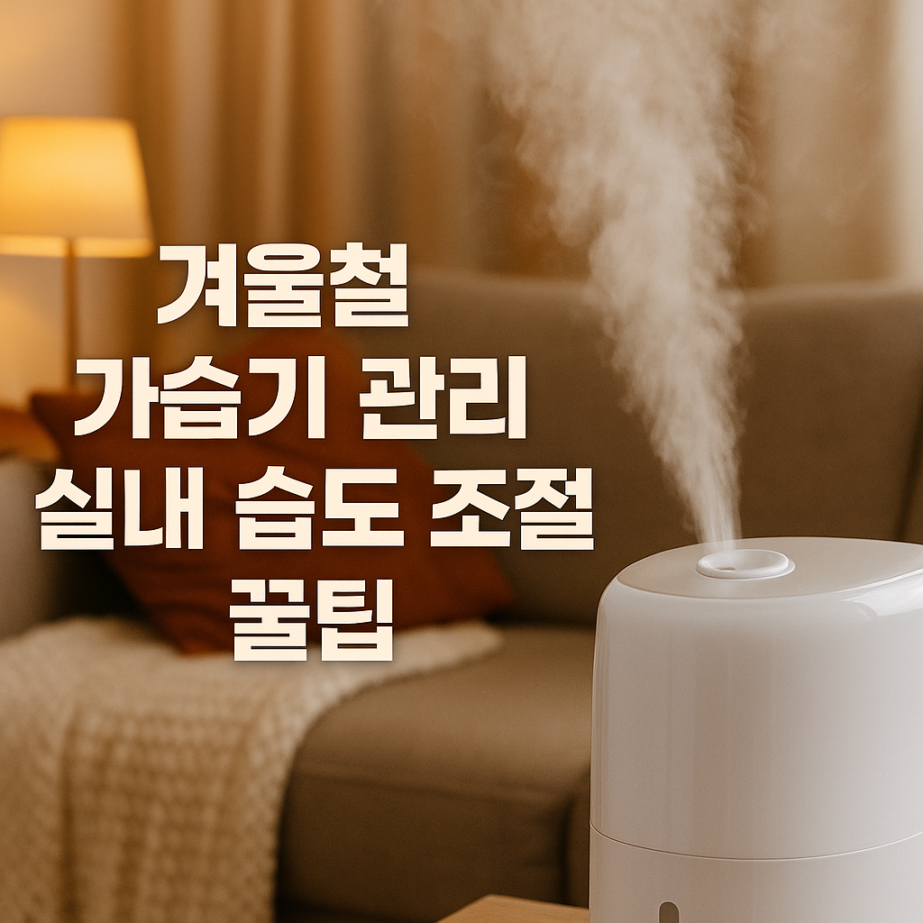 겨울철 가습기 관리방법 - 사진