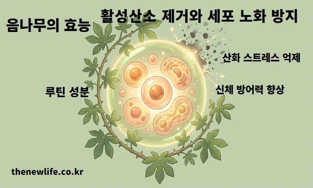 음나무 효능 활성산소 제거 세포 노화 방지