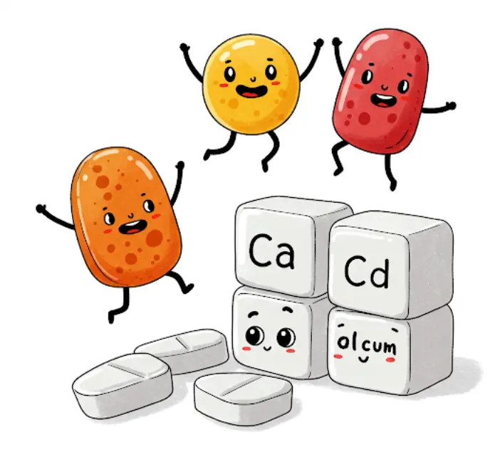 비타민과-칼슘제-같이-먹어도-되나요