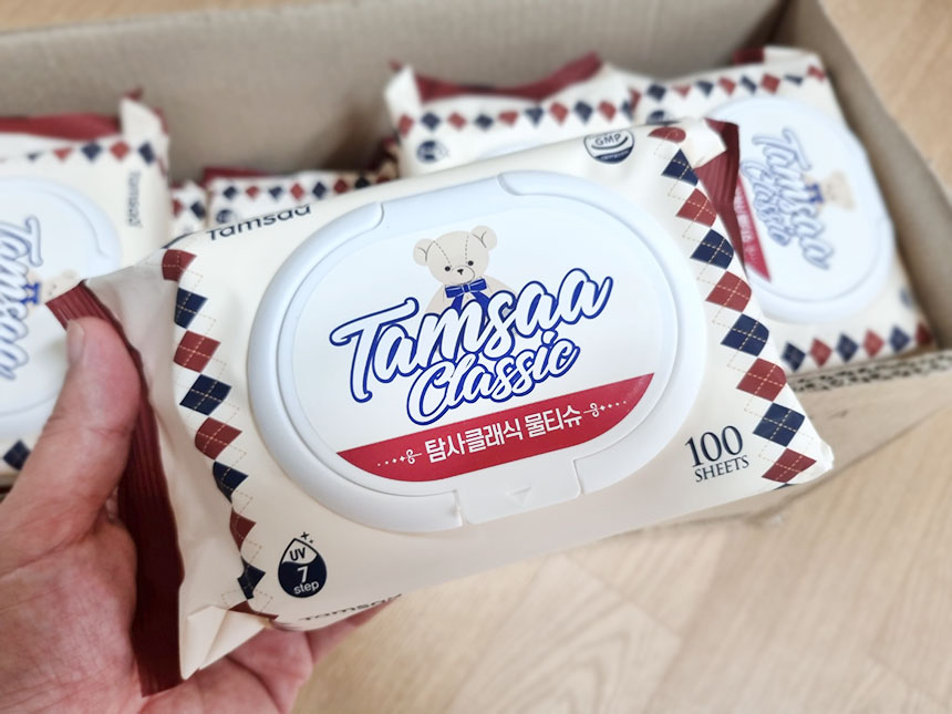 탐사클래식 물티슈 리뷰